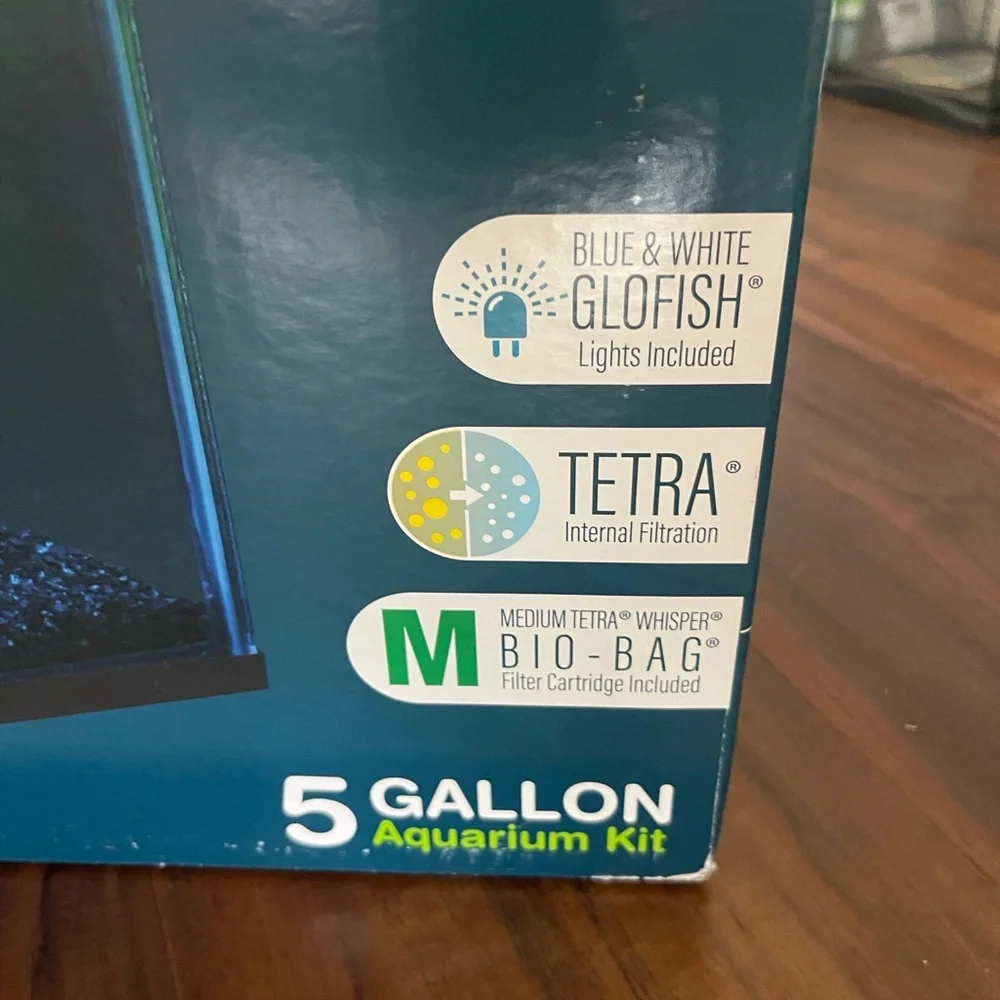 New GloFish LED Aquarium Kit 5 gallon
